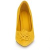 BLISSFUL STEP Women's Pointed Toe Stiletto Heel Slip-on Pumps - 2 of 4