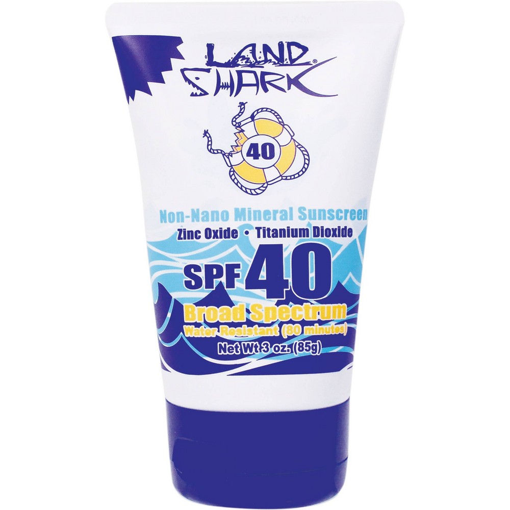 Photos - Sun Skin Care Land Shark Reed Safe Zinc Sunscreen Lotion - SPF 40 - 3oz