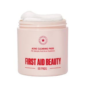 FIRST AID BEAUTY Daily Acne Clearing Pads with 2% Salicylic Acid - 60ct - Ulta Beauty - 1 of 4