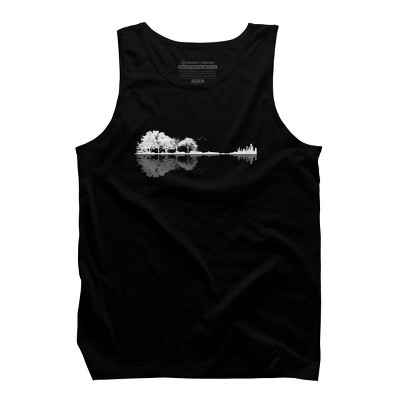 Men's Design By Humans Nature Guitar By Maryedenoa Tank Top