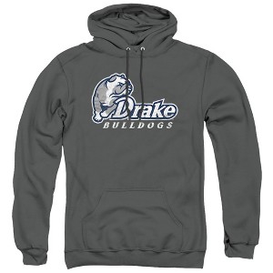Drake University Official Distressed Primary Adult Pull-Over Hoodie - 1 of 4