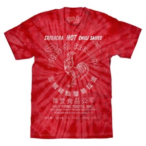 Tee Luv Faded Tuong Ot Sriracha Tie Dye T-Shirt - 1 of 3