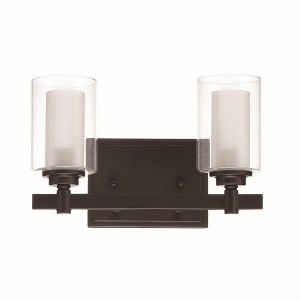 Craftmade Lighting Celeste 2 - Light Vanity in  Espresso - 1 of 1