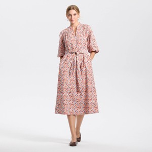 Women's Puff Elbow Sleeve Midi Shirtdress - Universal Thread™ - 1 of 3