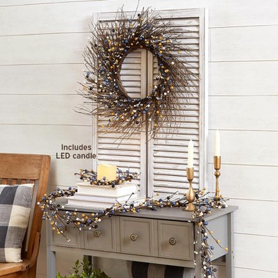 The Lakeside Collection Country Berry Collection - Coastal Wreath