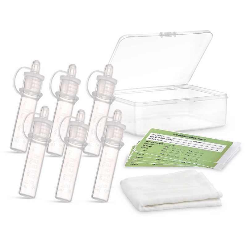 haakaa Silicone Colostrum Collector Set - 6ct, 3 of 8