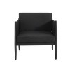 GDFStudio Elowen Outdoor Aluminum Club Chairs with Pencil Legs (Set of 2), Black - 4 of 4