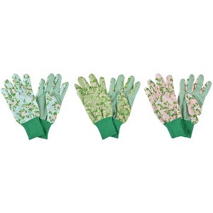 The Lakeside Collection Set of 3 Rose Print Garden Gloves 2 Pieces - 1 of 1