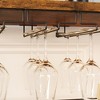 Corner Wine Rack, 3-Tier Freestanding Bar Cabinet for Kitchen, Living Room - 69x35x92cm with Glass Holder & Mesh Door - 2 of 4