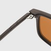 Anna-Kaci  Unisex Square Polarized Lightweight UV Protection Sunglasses - Brown Frame - Brown Lens - 4 of 4