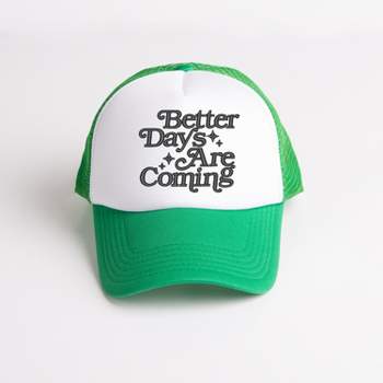 Simply Sage Market Embroidered Better Days Foam Trucker Hat