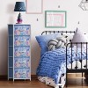 Sorbus Narrow 5 Drawers Nightstand with Steel Frame, Wood Top, Easy Pull Fabric Bins for Home, Bedroom, Office & Dorm - 2 of 4