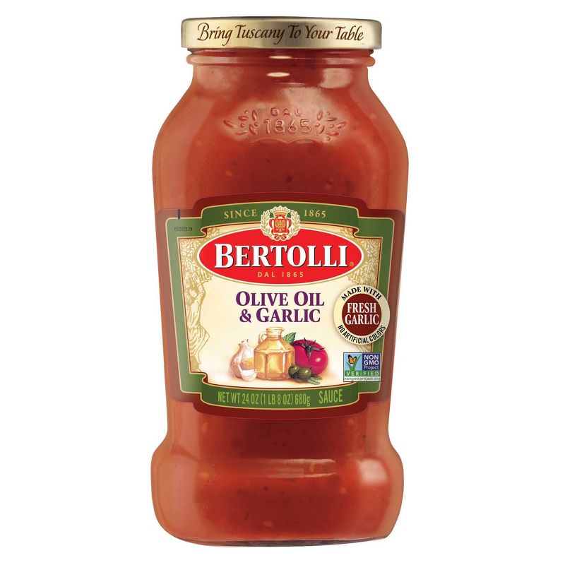 Bertolli Olive Oil &#38; Garlic Pasta Sauce - 24oz, 1 of 8