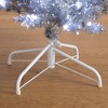 Nearly Natural 6' Artificial Silver Christmas Tree with 300 Cool White LED Lights - 4 of 4