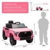 Licensed Toyota Tundra 12V Kids Electric Car with Remote Control, Dual Motors, LED Lights, Suspension - 3 of 4