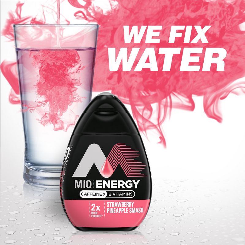 MiO Big Bottle Strawberry Pineapple Smash Liquid Water Enhancer - 3.24 fl oz Bottle, 3 of 10