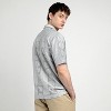 Campus Sutra Men Men's Ash Grey Oversized Mandala Shirt - 4 of 4