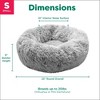 FurHaven Calming Cuddler Long Fur Donut Dog Bed - 2 of 4