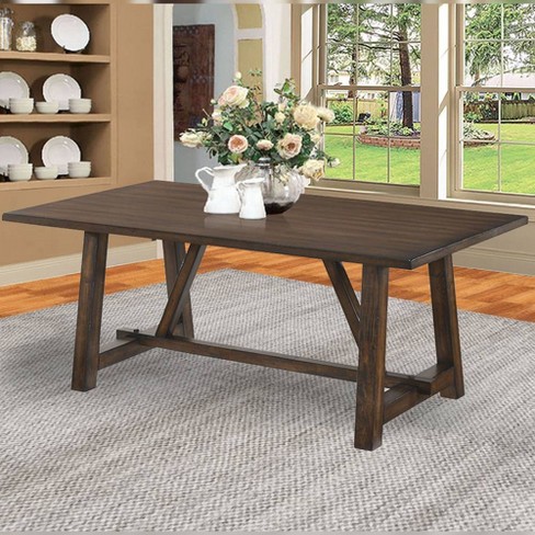 Acme Furniture Kaelyn Dining Table Dark Oak Finish : Target