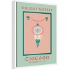 Amanti Art Chicago Christmas Market by Leonora Jennifer of Yellow Heart Art Canvas Art Framed - 2 of 4