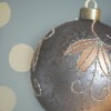 TopComfy Decorative Object Glass Christmas Ball Ornaments Glitter Painted Set for Holiday Decor, Silver, 3.9"*3.9"*3.9" - 4 of 4