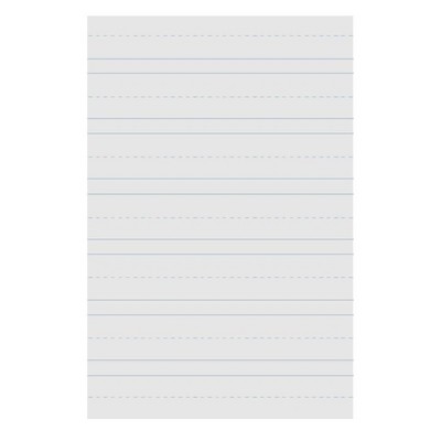 School Smart Primary Chart Paper, Skip-A-Line, 24 x 32 Inches, White, 500 Sheets