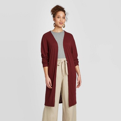 maroon cardigan womens