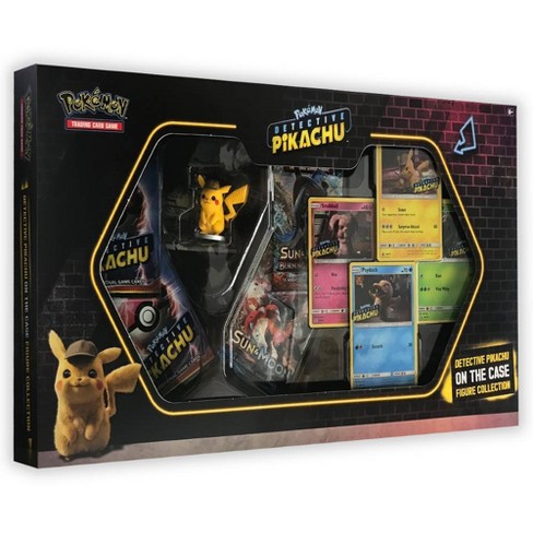 Pokemon Detective Pikachu Case Figure Collection Box Trading Card Game