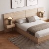 Nexera 4pc Queen Milano Bedroom Set Natural Blonde Oak - 3 of 4