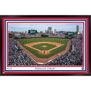 Trends International MLB Chicago Cubs - Wrigley Field 22 Framed Wall Poster Prints - 1 of 4