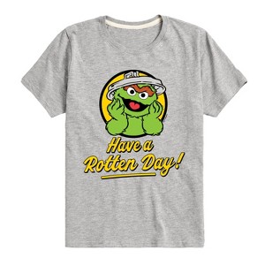 Boys' - Sesame Street - Have A Rotten Day Short Sleeve Graphic T-Shirt - 1 of 4