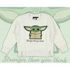 Star Wars Little Girls' Stronger Than You Think Baby Grogu Sweatshirt - 4 of 4