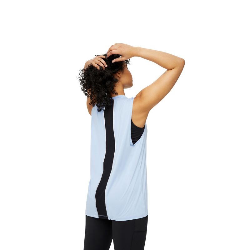 TomboyX Athletic Tank, Sleeveless Low Arm Opening, Mesh Panel Back (XS-6X), 2 of 8
