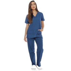 Just Love Women's Nursing Scrub Set - Six Pockets, V-Neck, Cargo Pant for Comfortable Workwear - 1 of 2