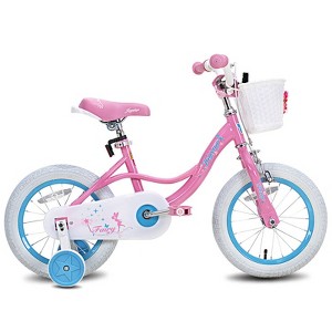 JOYSTAR Fairy Toddlers Kids Bike for Girls Ages 2-9 Years Old, 12 14 16 18 Inch Kids Bike with Training Wheels, Basket - 1 of 4