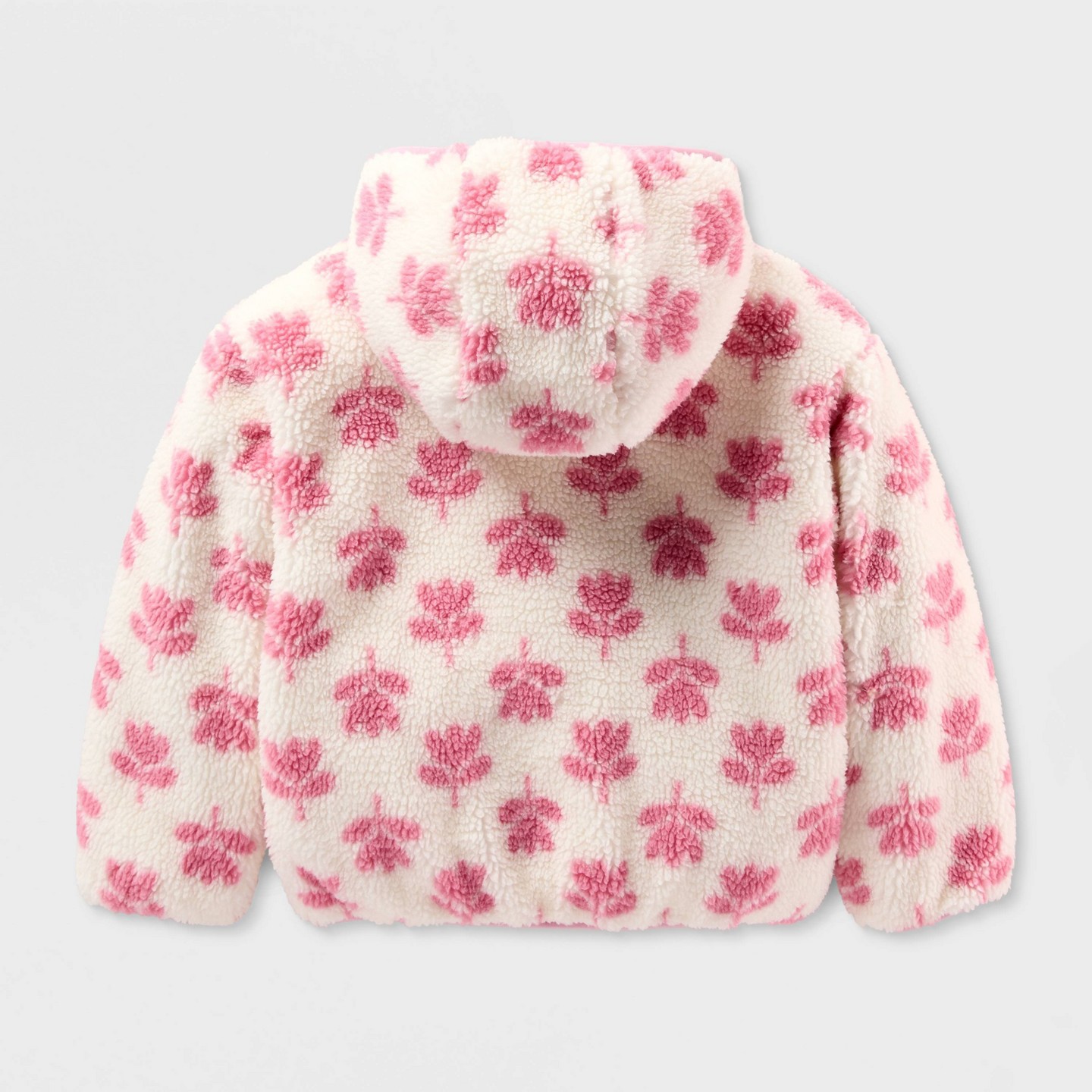 Куртка Cat & Jack Plaid Print Reversible Puffer Jacket для девочек, цвет: Розовый — фото 3