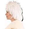 HalloweenCostumes.com   Women  Disney's 101 Dalmatians Authentic Cruella De Vil Wig, Black/White - 4 of 4