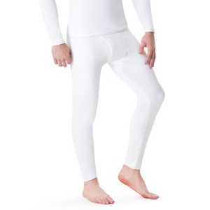 Rocky Men's Thermal Bottoms Long Johns Fleece Lined Base Layer Pants, Tagless, Insulated For Outdoor Ski Warmth/Extreme Cold Pajamas - 1 of 3