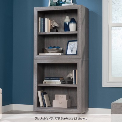 Ashen Oak Adjustable 2-Shelf Stackable Bookcase