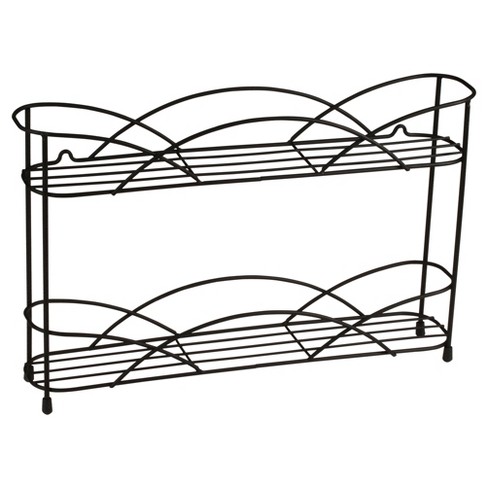 Spectrum Countertop 2 Tier Spice Rack Black Target