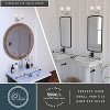VAXCEL Bellwood Traditional Bathroom Vanity Lighting Fixture, Clear Seeded Bell Glass Shade - 3 of 4