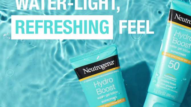 Neutrogena Hydro Boost Gel Moisturizing Sunscreen Lotion - 3 fl oz, 2 of 20, play video