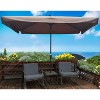 CAVINAS 10x6.5 FT Oversized Sun Canopy Umbrella, Shade for Outdoor Patio, Cooling Shade for Backyard without Base - 4 of 4