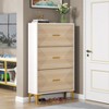 Tribesigns Slim Hidden Shoe Cabinet - 3 of 4