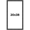 PosterPalooza | Refined Black Picture Frame - UV Acrylic, Foam Board Backing, Hanging Hardware - 2 of 4
