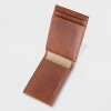 Wide Mag Curved Pocket Wallet - Goodfellow & Co™ Tan One Size - image 3 of 4