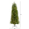 Nearly Natural 6.5-ft Slim Colorado Mountain Spruce Artificial Christmas Tree with 450 (Multifunction with Remote Control) - 2 of 4