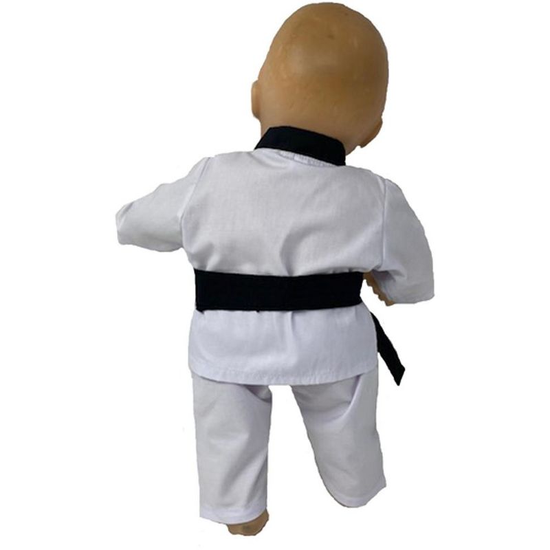 Doll Clothes Superstore Karate Outfit For 15 Inch Baby And Cabbage Patch Kid Dolls, 5 of 6