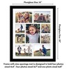 Americanflat 16x20 Collage Picture Frame  - Multi Picture Frames Fit One 6x8, Four 5x7 and Four 4x4 Photos or Use as One 16x20 Frame -- Black - 2 of 4