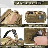 Pavilia Tactical Toiletry Bag for Men, Hygiene Travel Bag, Military Dopp Kit, Water Resistant Molle Pouch, Shaving Grooming Organizer Case - 4 of 4